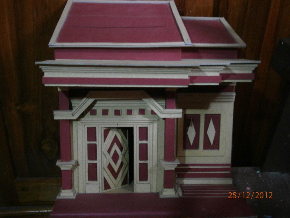 Jual Miniatur Model Rumah Warna Original