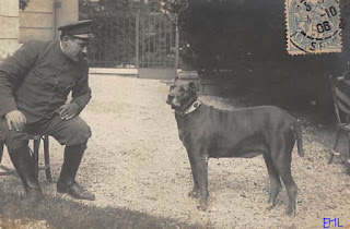 chien maître autrefois 1906