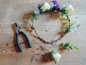 DIY flower crown 