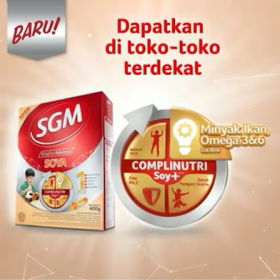 Inovasi Baru SGM Eksplor Advance+ Soya Dengan ComplinutriSoy+