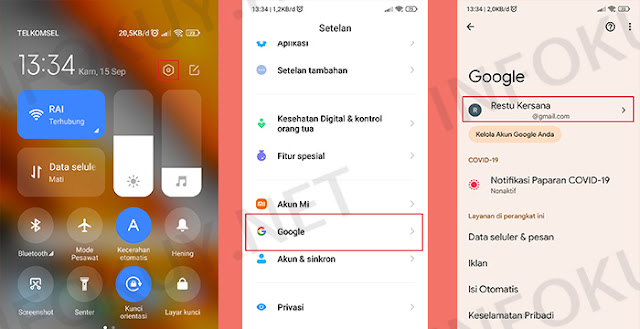 cara menghapus akun gmail di android #1