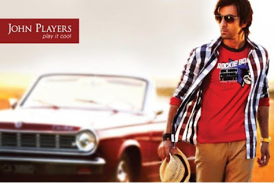 Ranbir Kapoor on the cover of New John Players Ads