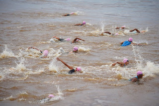 Lantamal XII Pontianak Kalimantan Barat menggelar lomba Triathlon