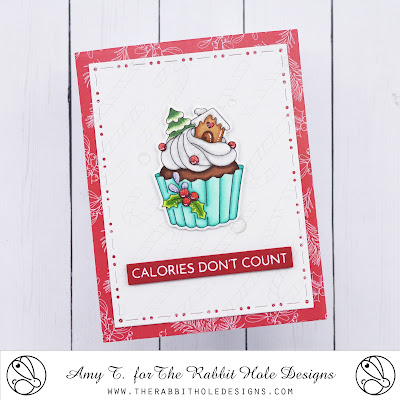 Sweet Christmas Stamp and Die Set illustrated by Agota Pop, You've Been Framed - Layering Dies, Retro Christmas Paper Pack by The Rabbit Hole Designs #therabbitholedesignsllc #therabbitholedesigns #trhd