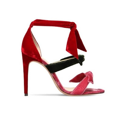 Alexandre Birman Lolita Velvet Sandals