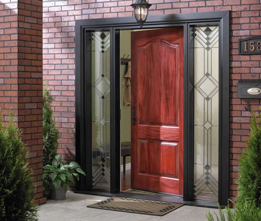 9 desain keren pintu utama bagian depan rumah minimalis 