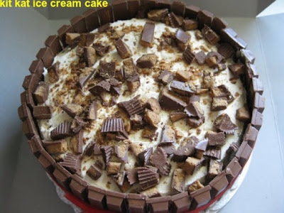 kit kat ice cream cake