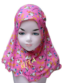 kerudung syria anak