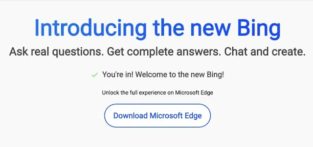Microsoft makes the new Bing chatbot available to everyone immediately