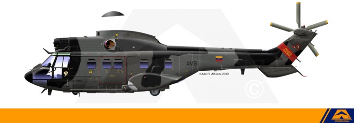 AS532 cougar venezuela nuevo camuflaje AAET