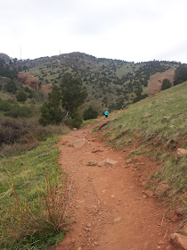 Climbing Red Rocks Trail