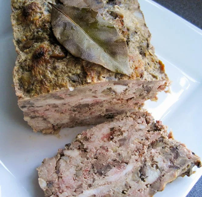 Pork Chestnut and Madeira Terrine.