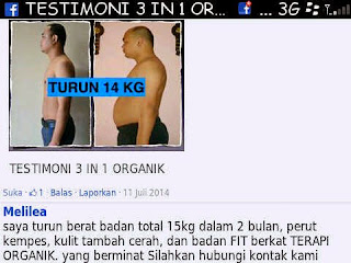 testimoni turun 14 kg