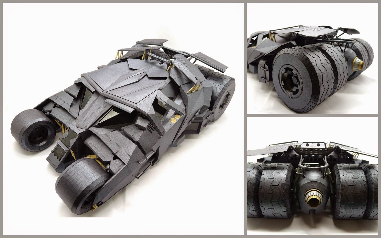 Batman Tumbler Batmobile Papercraft Download