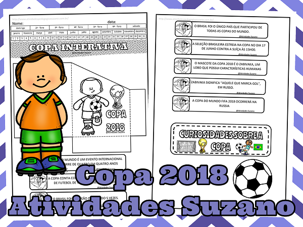 Atividade interativa curiosidades sobre a copa