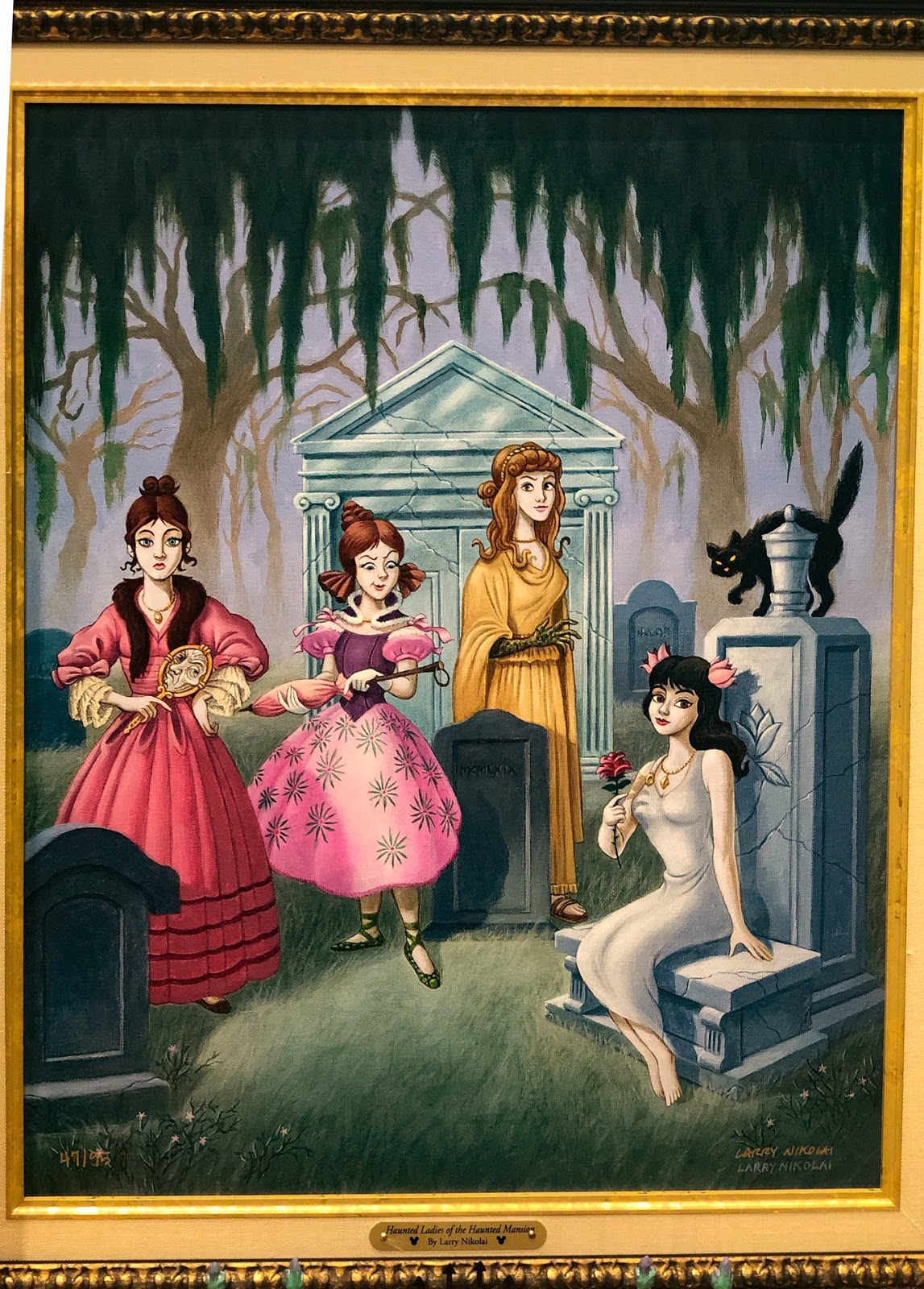 Disney And More Disneyland Haunted Mansion 50th Anniversary Celebration Paintings