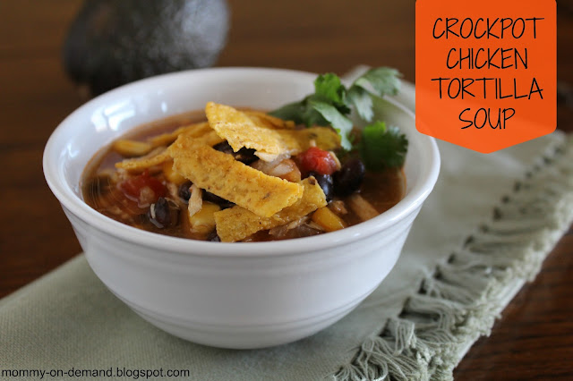 crockpot chicken tortilla soup