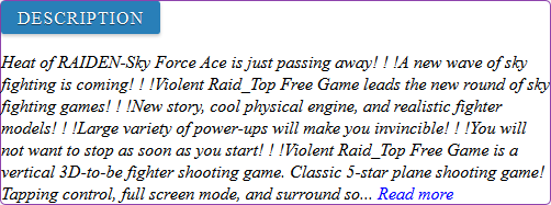 Violent Raid game review