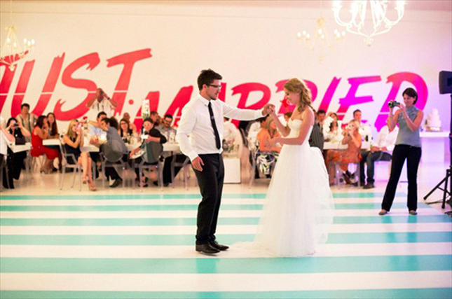 wedding reception dance floor ideas