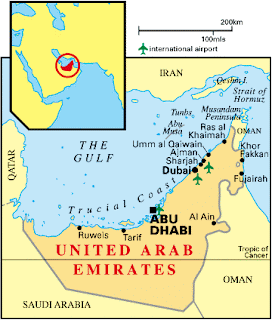 UAE map