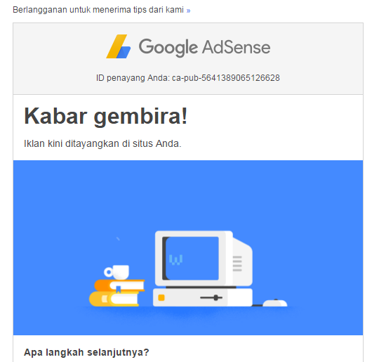 cara daftar ulang di google adsense