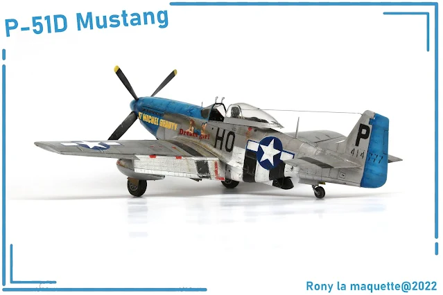 P-51D Mustang blue nose, Eduard, 1/48.