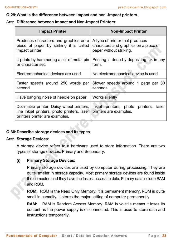 fundamentals-of-computer-short-and-detailed-question-answers-computer-science-9th-notes