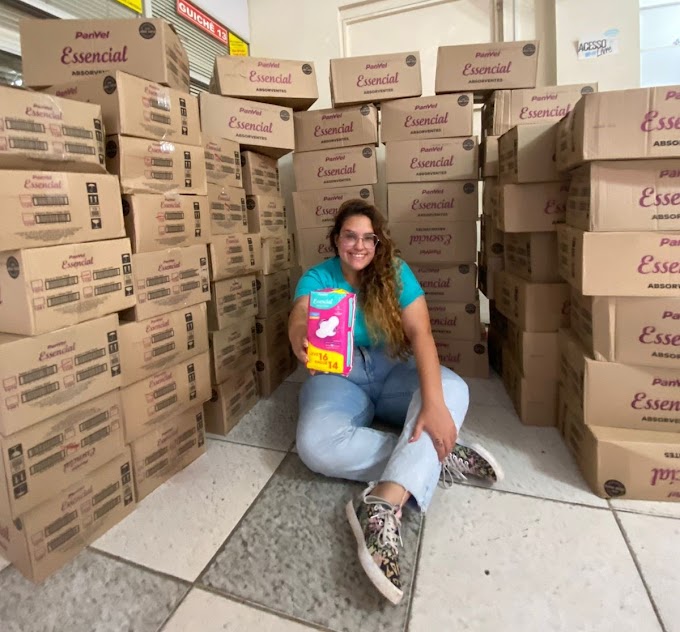 Grupo Panvel doa 1 mil pacotes de absorventes para a Associação Sobre Nós