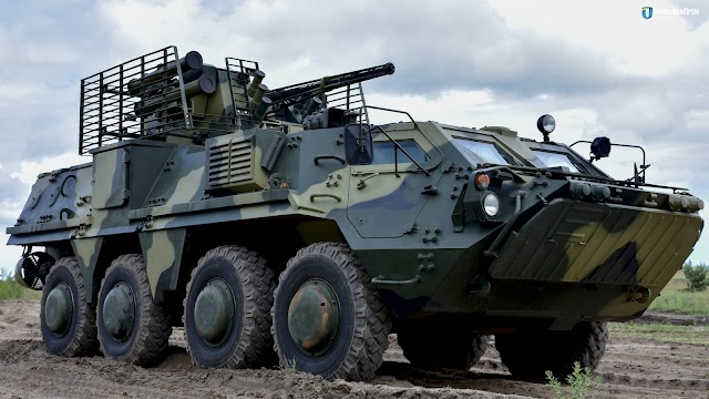 Who is the BTR-4 armored vehicle?