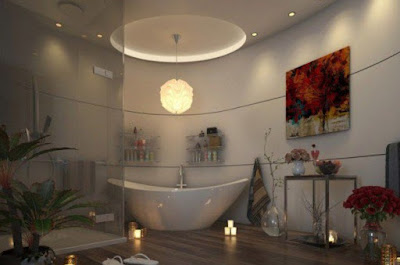 model plafon kamar mandi sederhana