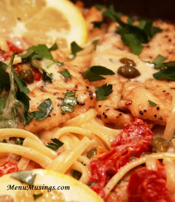 menumusings.com_creamy chicken piccata