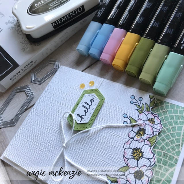 #JOSTTT006 Design Team Inspirations | Design Team Inspiration for June 2019 using Bloom & Grow and Mosaic Mood DSP (supplies) | Nature's INKspirations by Angie McKenzie