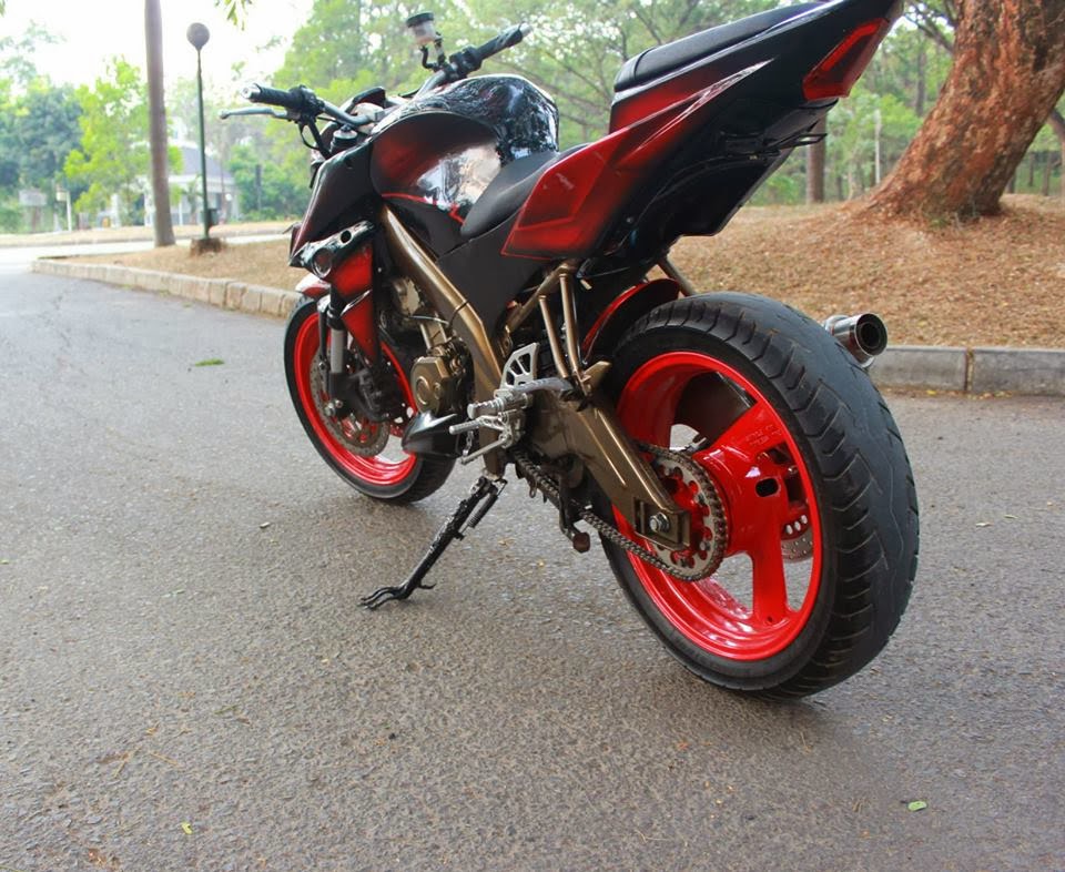 Sang Vixion Gahar dan Ekstrem  Yamaha Vixion Modification