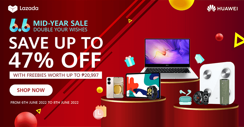 Deal: Huawei offers up to 47 percent off during the Lazada 6.6 Mega Brand Sale!