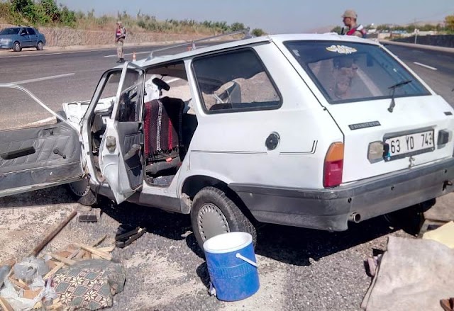 Bozova'da trafik kazası: 3 ölü 4 Yaralı