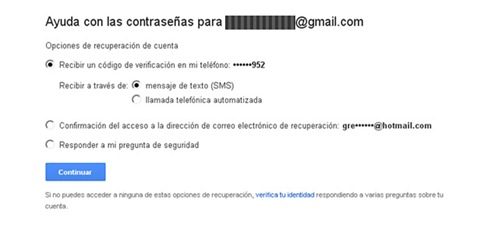 ayuda con las contraseñas para gmail