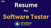 Resume For Software Tester Fresher , Experienced