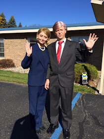 Donald Trump and Hillary Clinton Couple Halloween Costume