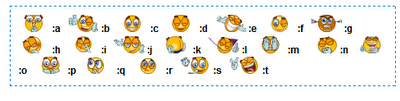 emoticons, smileys, blogger, tricks