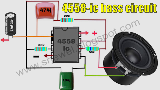 4558 ic bass circuit
