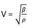 Velocity of longitudinal wave in liquid and gas