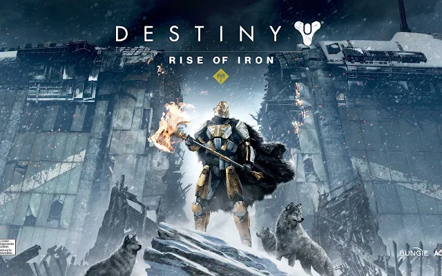 Destiny Rise of Iron Game wallpaper. Click on the image above to download for HD, Widescreen, Ultra HD desktop monitors, Android, Apple iPhone mobiles, tablets.