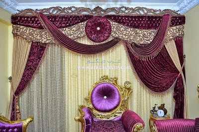 مجموعه 4 : صور براقع غرف الجلوس والانتريهات Curtains sitting rooms