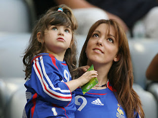 Willy Sagnol's Wife and Daughter