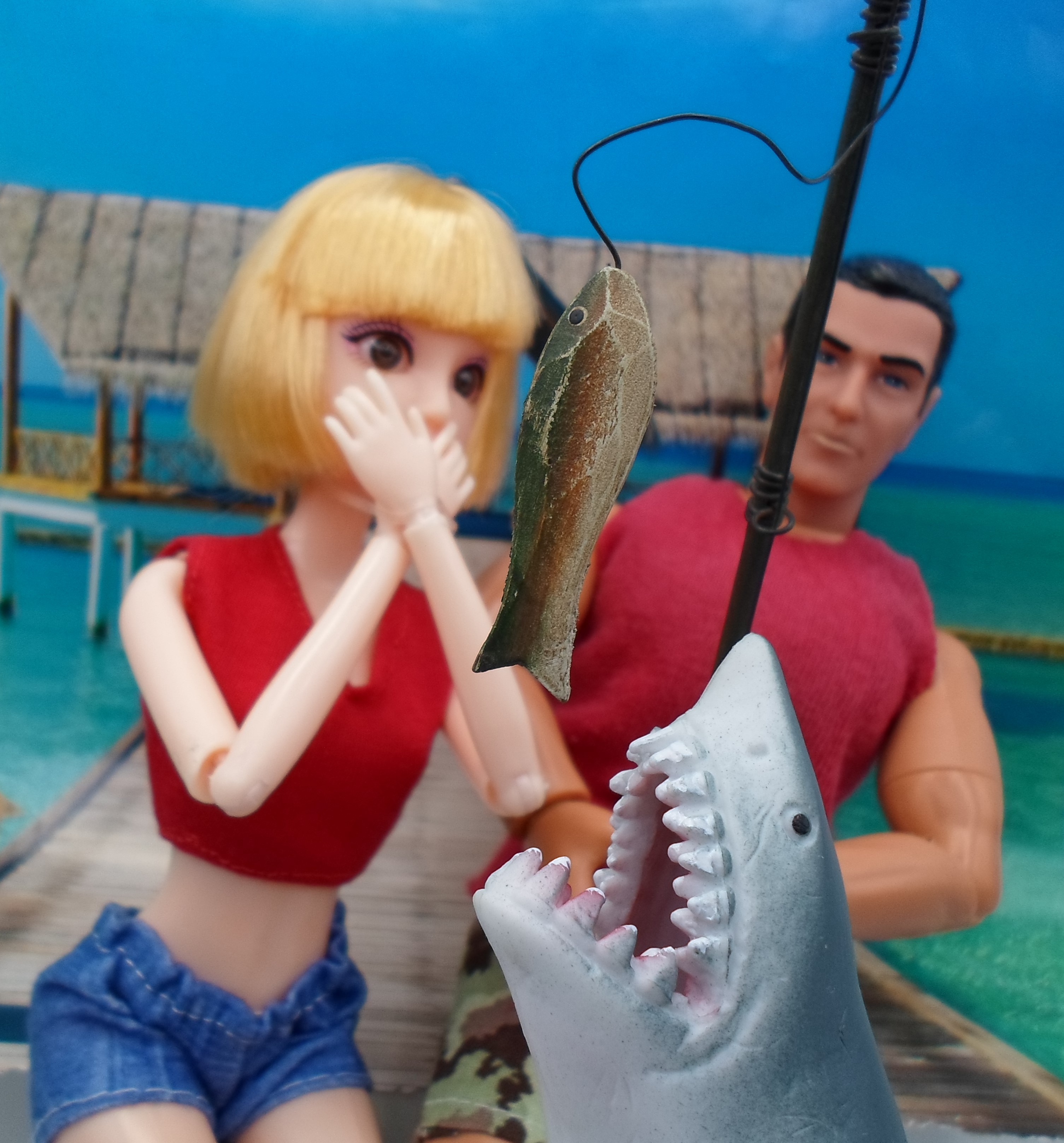 Happier Than A Pig In Mud: Shark Week for Barbie 2021