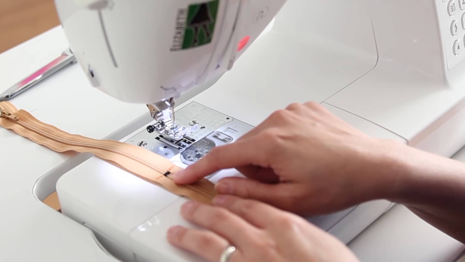 Shortening the Zipper - How to Sew a Zipper Pouch