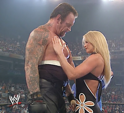 WWE Summerslam 2003 - Sable tries to seduce The Undertaker