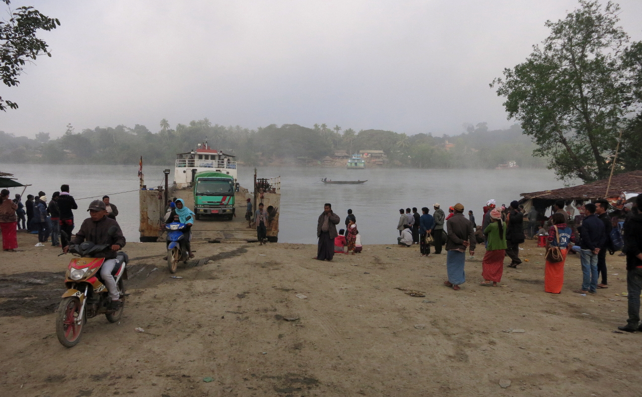 Burma. Myanmar. Ferry to Mrauk-U