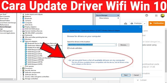 Cara Update Driver di Windows 10