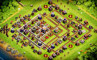 Gambar Base COC Th 11 Terkuat 2018 13